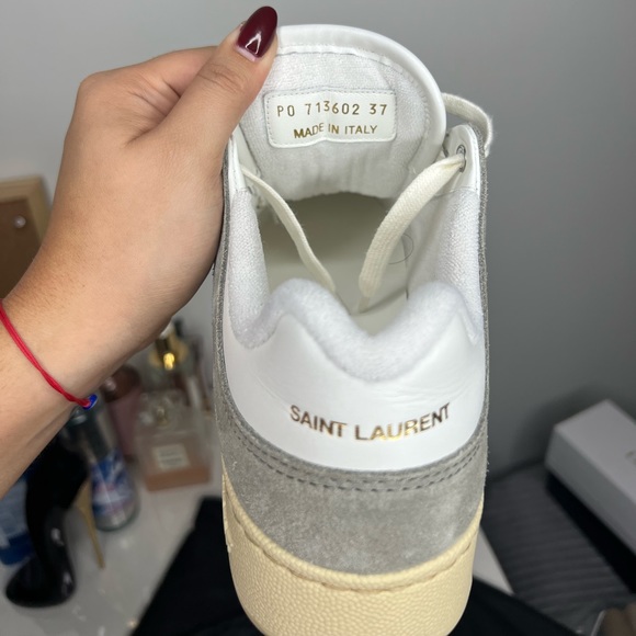 SL/61 SNEAKERS IN LEATHER AND SUEDE - Picture 7 of 7